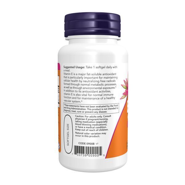 Vitamin E-1000 Mixed Tocopherols - 50 softgels 2023-10-3786 фото