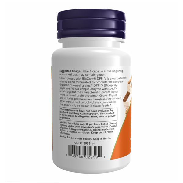 Gluten Digest Enzymes - 60 vcaps 2022-10-1436 фото