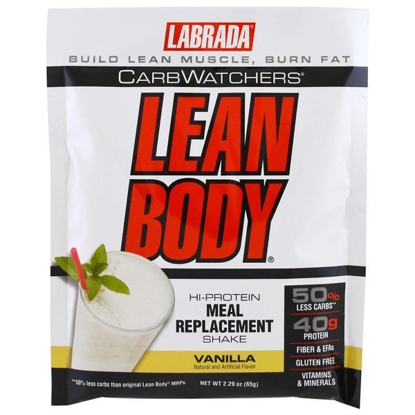 Labrada Nutrition, CarbWatchers Lean Body, Vanilla, 20 Packets, 2.29 oz (65 g) Each LAB-11240 фото