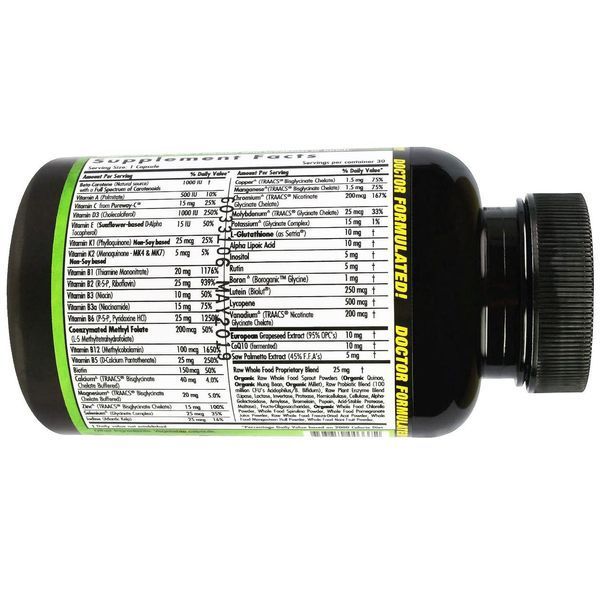 Emerald Laboratories, Multi Vit-A-Min, мультивитамины для мужчин 45+, по 1 капсуле в день, 30 вегетарианских капсул EMR-00337 фото