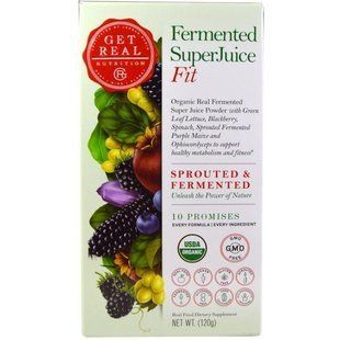 Get Real Nutrition, Пастеризованный суперсок - физическая форма, 120 г GTR-00012 фото