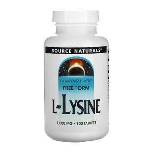 L-Lysine 1000mg - 100 tabs 2023-10-2675 фото