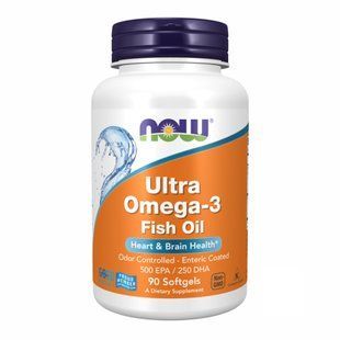 Ultra Omega 3 Fish Oil - 90 Sgels (Повреждена банка) 2023-10-5600 фото