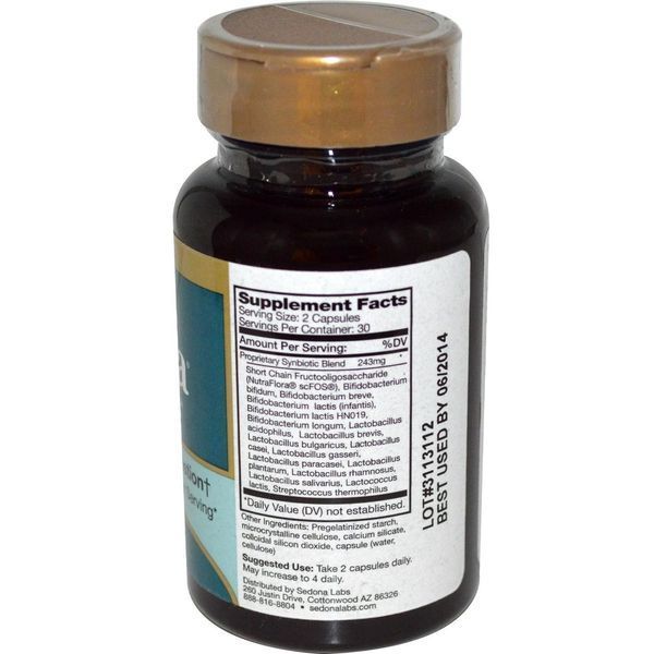 Sedona Labs, iFlora, мультипробиотик, 60 вегетарианских капсул SED-21001 фото