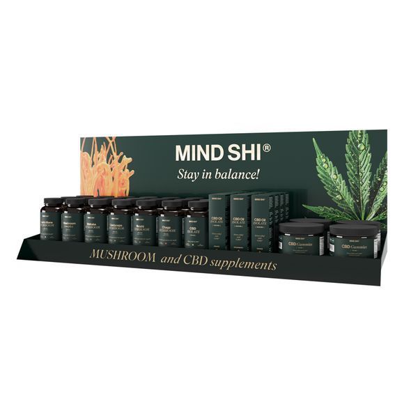 Display Stand Mushroom and CBD supplements 2023-10-6582 фото
