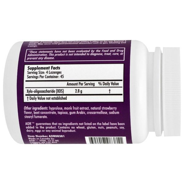 Advanced Orthomolecular Research AOR, XOS, естественный вкус клубники, 180 жевательных таблеток AOR-08381 фото