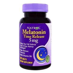 Natrol, Мелатонін TR, швидке вивільнення, 5 мг, 100 таблеток NTL-04837 фото