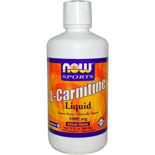 Now Foods, Рідкий L-карнітин з цитрусовим смаком для спортсменів, 1000 мг, 32 рідкі унції (946 мл) NOW-00069 фото