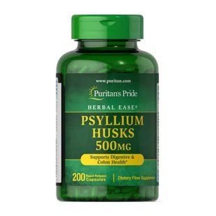 Psyllium Husks 500mg - 200 caps 2023-10-4574 фото