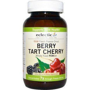 Eclectic Institute, Berry Tart Cherry, цельнопищевой порошок з вишні, 5,1 унцій (144 г) ECL-37124 фото