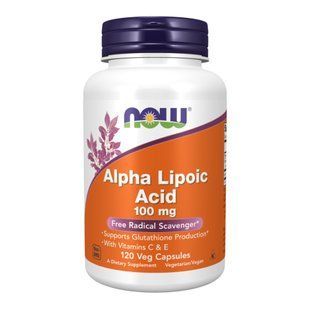 Alpha Lipoic Acid 100mg - 120 vcaps 2022-10-0693 фото
