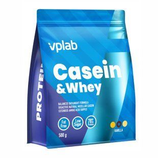 Casein & Whey - 500g Vanilla (Повреждена упаковка) 2022-10-1848 фото