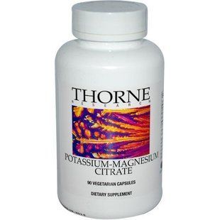 Thorne Research, Калий-Магния цитрат, 90 растительных капсул THR-24102 фото