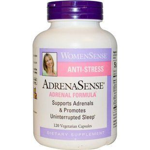 Natural Factors, WomenSense , AdrenaSense, Формула для надпочечников 120 овощных капсул NFS-04942 фото