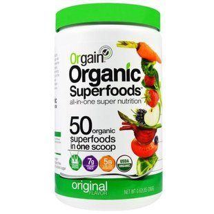 Orgain, Органические суперпродукты, суперпитание все в одном, оригинальный вкус, 0,62 фунта (280 г) OGA-00395 фото