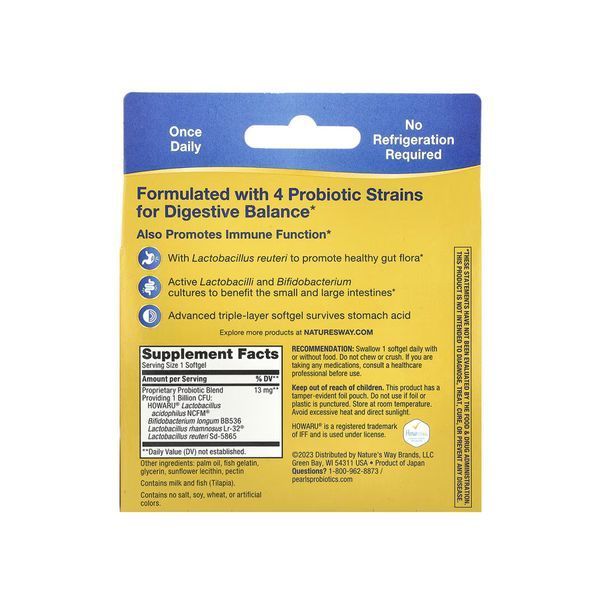 Primadophilus&reg; Reuteri Probiotic Pearls - 30 softgels 2023-10-6433 фото