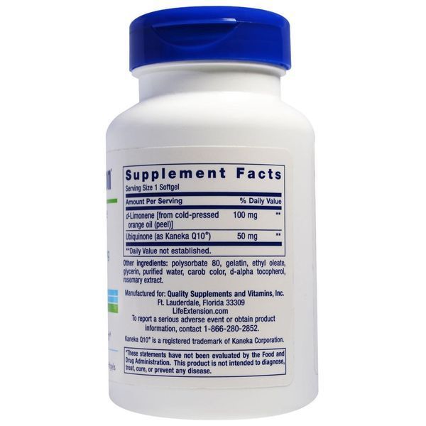 Life Extension, Super-Absorbable, CoQ10, 50 mg, 60 Softgels LEX-19496 фото