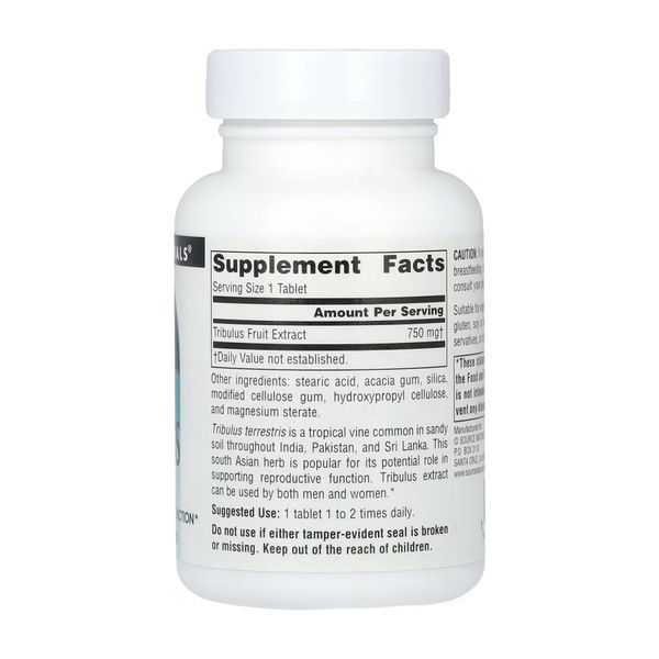 Tribulus Extract 750mg - 60 tabs 2023-10-4625 фото