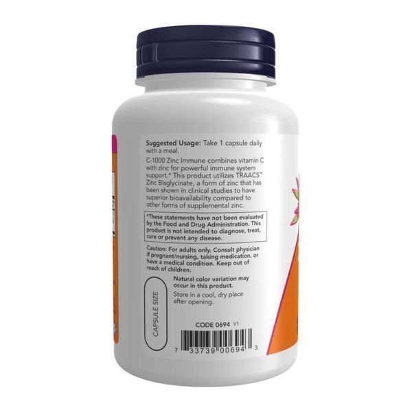 C-1000 Zinc Immune - 180 vcaps 2023-10-3094 фото