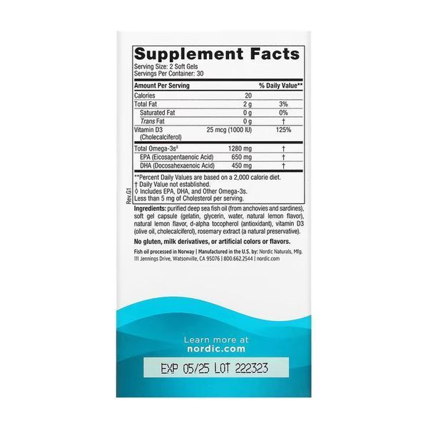 Ultimate Omega-D3 - 60 softgels 2023-10-5956 фото