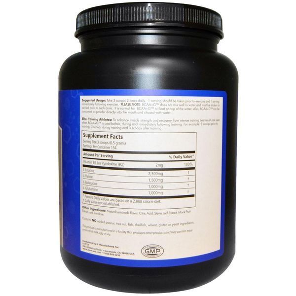 MRM, BCAA + G 1000, зі смаком лимонаду, 2,2 фунта (1000 г) MRM-71027 фото