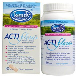 Kendy USA, Мощный Натуральный Биостимулятор Actiflora+, 100 Капсул KEN-83751 фото