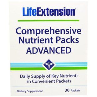 Life Extension, Полные комплексы питательных веществ, расширенные, 30 пакетов LEX-20983 фото