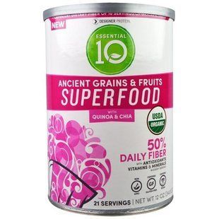 Designer Protein, Essential 10 Grains & Fruit - 12 oz (340 g) DEP-01085 фото
