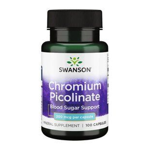Chromium Picolinate 200mg - 100caps 100-96-0574776-20 фото