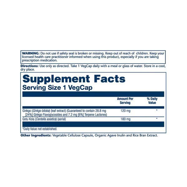 Ginkgo Biloba Extract One 120mg - 30 vcaps 2023-10-6737 фото