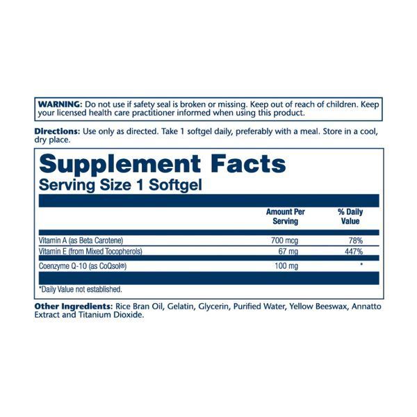 Bio CoQ10 100mg - 30 softgels 2023-10-3017 фото