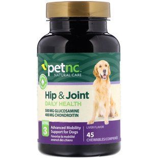 Petnc NATURAL CARE, Средство для здоровья таза и суставов, уровень 3, со вкусом печени, 45 жевательных таб 1256345191 фото