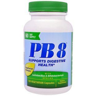 Nutrition Now, PB8, пробіотичний ацидофілус для життя, 120 капсул у рослинній оболонці NUR-00357 фото