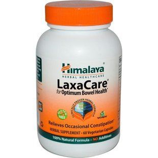Himalaya Herbal Healthcare, Пищевая добавка LaxaCare, 60 растительных капсул HIM-00401 фото