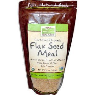 Now Foods, Real Food, сертифицированное органическое льняное питание, 12 унций (340 г) NOW-06266 фото