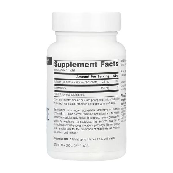 Benfotiamine 150mg - 120 tabs 2023-10-5890 фото