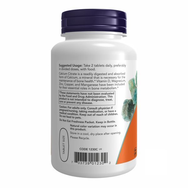 Calcium Citrate W/Min - 100 tabs 2022-10-0020 фото