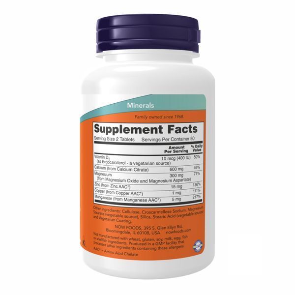 Calcium Citrate W/Min - 100 tabs 2022-10-0020 фото