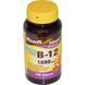 Mason Naturals, Витамин B-12, 1000 мкг, 100 таблеток MAV-09661 фото 1