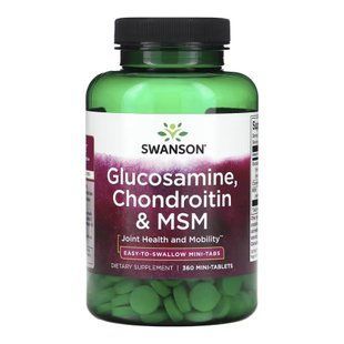 Glucosamine, Chondroitin & Msm Mini Tabs - 360 tabs 2023-10-4064 фото