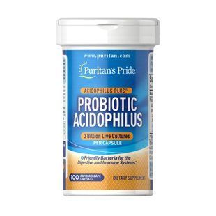 Probiotic Acidophilus - 100 caps 2023-10-2522 фото