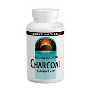 Source Naturals, Древесный уголь, 260 мг, 200 капсул SNS-00136 фото