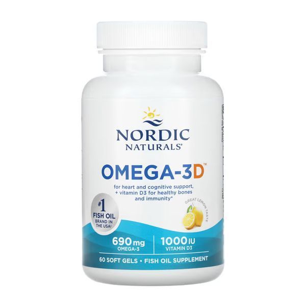 Omega-3D - 60 softgels 2023-10-5958 фото