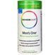 Rainbow Light, Just Once, Mens One, Мультивитамин на пищевой основе, 90 таблеток RLT-10892 фото 1