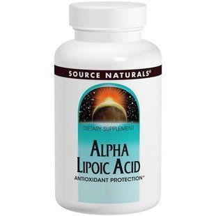 Source Naturals, Альфа-ліпоєва кислота, 100 мг, 120 таблеток SNS-00155 фото