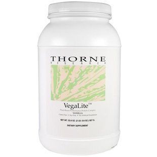 Thorne Research, VegaLite, ваниль, 32,6 унции (927 г) THR-67301 фото