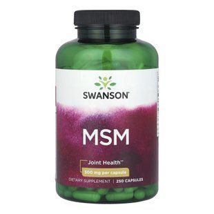 MSM 500mg - 250 caps 2023-10-4070 фото