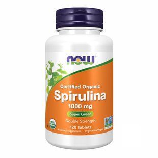 Spirulina 1000 mg - 120 tabs (Пошкоджена банка) 2024-11-0286 фото