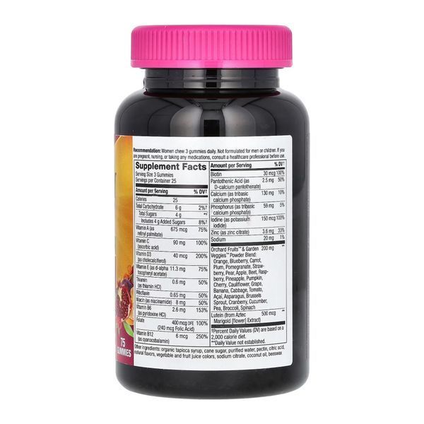 Women's 50+ Premium Multivitamin - 75 gummies 2022-10-1058 фото