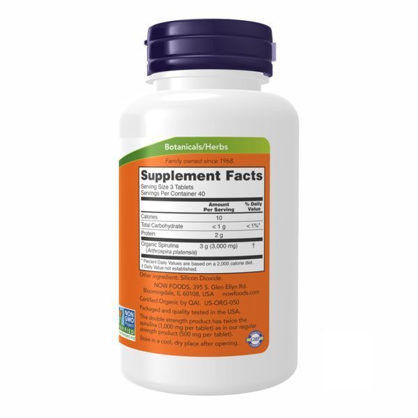 Spirulina 1000 mg - 120 tabs (Пошкоджена банка) 2024-11-0286 фото